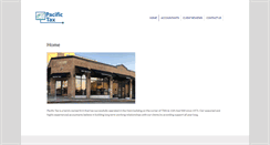 Desktop Screenshot of pacifictaxservice.com