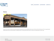 Tablet Screenshot of pacifictaxservice.com